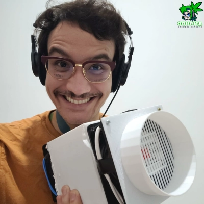 Filtro de carvão ativado 3D reutilizável para grow, aprovado pela Orupita Growers Academy.